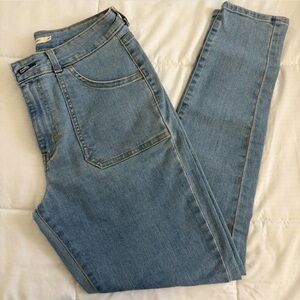 Levi's Blue Straight Leg Jeans Classic Style